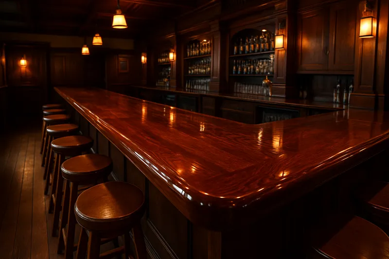 Bar top and restaurant table refinishing in the Twin Cities by Dale's Furniture Refinishing