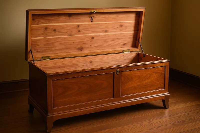 Cedar chest refinishing in Saint Paul, MN, a restored Lane hope chest by Dale's Furniture Refinishing